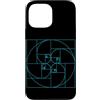 Fibonacci Golden Ratio Geometry Mathemat Custodia per iPhone 13 Pro Max Matematica della geometria a spirale del cerchio della sezione aurea di Fibonacci