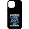 Alpha Wolf Meme Custodia per iPhone 12 Pro Max Micropene Divertente Uomini Inappropriati Rude Wolf Peinlich