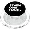 Area Code Tees SEVEN ONE FOUR Codice Area 714 Anaheim CA California Stati Uniti d'America PopSockets PopGrip per MagSafe