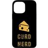 Tronic Tees Custodia per iPhone 13 Pro Max Amante del formaggio nerd della cagliata