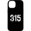 Area Code Tees Custodia per iPhone 14 315 Prefisso Syracuse NY Telefono Mobile 315