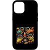 Rottweiler Astronaut Space Dogs Mid Cent Custodia per iPhone 12/12 Pro Rottweiler Astronauta Space Dogs Mid Century Retro