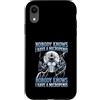 Alpha Wolf Meme Custodia per iPhone XR Micropene Divertente Uomini Inappropriati Rude Wolf Peinlich