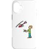 Mark Ewbie Custodia per iPhone 16 Plus RC elicottero volante