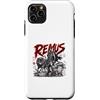 Ancient Rome Remus Warrior Wolf Myth Custodia per iPhone 11 Pro Max Remus Guerriero Con Lupo Duo Fratres Una Urbs