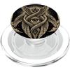 DSeraphim Angelo Biblico Serafino Tutti Vedendo Occhio Scuro PopSockets PopGrip per MagSafe