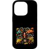Rottweiler Astronaut Space Dogs Mid Cent Custodia per iPhone 14 Pro Rottweiler Astronauta Space Dogs Mid Century Retro