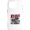 Ancient Rome Remus Warrior Wolf Myth Custodia per iPhone 16 Pro Remus Guerriero Con Lupo Duo Fratres Una Urbs