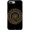 Fibonacci Golden Ratio Geometry Mathemat Custodia per iPhone 7 Plus/8 Plus Spirale d'oro Fibonacci Sequenza Geometria Amante Matematica
