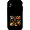 Rottweiler Astronaut Space Dogs Mid Cent Custodia per iPhone X/XS Rottweiler Astronauta Space Dogs Mid Century Retro
