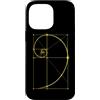 Fibonacci Golden Ratio Geometry Mathemat Custodia per iPhone 14 Pro Max Matematica Matematica Geometria Spirale Dorata Sequenza Fibonacci