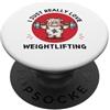 Cute Cow I Just Really Love Weightliftin Amante della mucca Kawaii I Just Really Love Weightlifting Lover PopSockets PopGrip Adesivo