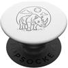 Anniri Family Rinoceronte PopSockets PopGrip Adesivo