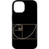 Fibonacci Golden Ratio Geometry Mathemat Custodia per iPhone 14 Fibonacci Golden Ratio Geometria Amante Matematica Matematica Amante