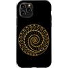 Fibonacci Golden Ratio Geometry Mathemat Custodia per iPhone 11 Pro Spirale d'oro Fibonacci Sequenza Geometria Amante Matematica