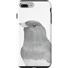 Perroquets numériques Custodia per iPhone 7 Plus/8 Plus ritratto pappagallo acquerello amazon corona gialla