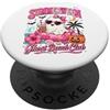 Pink Ghost Beach Co Rosa Summerween carino fantasma tropicale spiaggia vacanza estate PopSockets PopGrip Adesivo