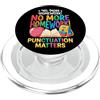 Punctuation Matters Students School Punctuation Matters, Divertente Grammatica Insegnante Compiti PopSockets PopGrip per MagSafe