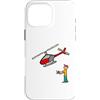 Mark Ewbie Designs Custodia per iPhone 16 Pro Max RC Modello Elicottero Volare