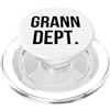 My Unknown Grandma Grann Dept. nonna orgogliosa in inglese grande festa della mamma PopSockets PopGrip per MagSafe