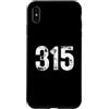 Area Code Tees Custodia per iPhone XS Max 315 Prefisso Syracuse NY Telefono Mobile 315