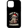 Raccoon christmas holiday animal winter Custodia per iPhone 12 mini Prima di tutto I Am Charming Christmas Raccoon Holiday Design