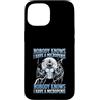 Alpha Wolf Meme Custodia per iPhone 15 Micropene Divertente Uomini Inappropriati Rude Wolf Peinlich