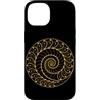 Fibonacci Golden Ratio Geometry Mathemat Custodia per iPhone 14 Spirale d'oro Fibonacci Sequenza Geometria Amante Matematica