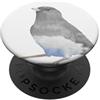 Perroquets numériques ritratto pappagallo acquerello amazon corona gialla PopSockets PopGrip Adesivo