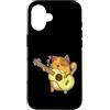 cat meow mackerel animal paw Pet cute dr Custodia per iPhone 16 Gatto che gioca