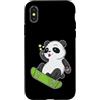 panda China animal zoo bear Himalayan ba Custodia per iPhone X/XS Panda Bear Skateboard
