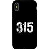 Area Code Tees Custodia per iPhone X/XS 315 Prefisso Syracuse NY Telefono Mobile 315