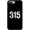 Area Code Tees Custodia per iPhone 7 Plus/8 Plus 315 Prefisso Syracuse NY Telefono Mobile 315