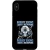 Alpha Wolf Meme Custodia per iPhone XS Max Micropene Divertente Uomini Inappropriati Rude Wolf Peinlich