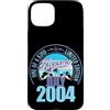 Jahrgang 2004 22. Geburtstag Awesome Custodia per iPhone 15 Plus Grande da luglio 2004 22° compleanno frase 22 anni