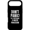 Electronics Recycling Department T-Shirt Custodia per iPhone Air Processore rifiuti elettronici