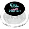 Spooky Girls Pumpkin Co Divertente ragazza che ama lo spaventoso fiocco a forma di zucca per Halloween PopSockets PopGrip per MagSafe