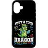 S2Shop Back To School Dragon Student Custodia per iPhone 16 Just A Cool Dragon Back To School 2026 Studente Learning Fun
