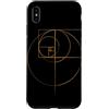 Fibonacci Golden Ratio Geometry Mathemat Custodia per iPhone XS Max Matematica matematica geometria circolare rapporto aureo di Fibonacci