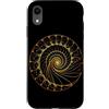 Fibonacci Golden Ratio Geometry Mathemat Custodia per iPhone XR Matematica matematica geometria a spirale rapporto aureo di Fibonacci