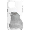 Perroquets numériques Custodia per iPhone 16 Pro Max ritratto pappagallo acquerello amazon corona gialla