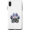Timowo Studio Custodia per iPhone XS Max Panda Impronta Paesaggio Montano
