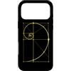 Fibonacci Golden Ratio Geometry Mathemat Custodia per iPhone 17 Pro Max Matematica Matematica Geometria Spirale Dorata Sequenza Fibonacci