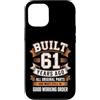 Built 61th Birthday Gifts for Men Women Custodia per iPhone 12/12 Pro Divertente regalo per il 61° compleanno per uomini e donne costruito 61 anni fa