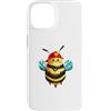DJFoerster Design Custodia per iPhone 14 apicoltore laborioso,ape, miele, vigili del fuoco, Bee Hero