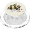 Beige Book Reader Bookish Popper Accesso Cute Bee Reading a Book Lover Bookish Librarian PopSockets PopGrip per MagSafe