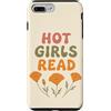Book Babe | Feminine Reading Custodia per iPhone 7 Plus/8 Plus Ragazze sexy leggono, amante dei libri, lettura del lettore California Poppy.