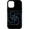 Fibonacci Golden Ratio Geometry Mathemat Custodia per iPhone 12/12 Pro Matematica della geometria a spirale del cerchio della sezione aurea di Fibonacci