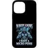Alpha Wolf Meme Custodia per iPhone 13 Pro Max Micropene Divertente Uomini Inappropriati Rude Wolf Peinlich