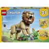 LEGO Creator 31386 Animali Selvatici Leone Maestoso 3in1 839 Pezzi 9+